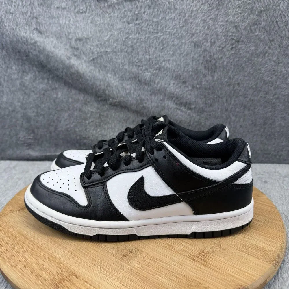 Nike Dunk Panda Shoes Boys Size 5.5Y Black White Basketball Sneakers CW1590-100